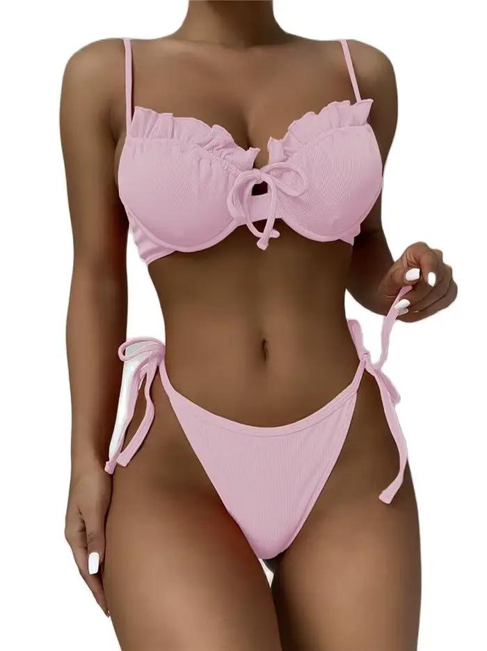 Nouveau Push Up Bikini à armatures maillot de bain