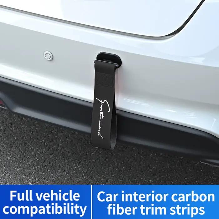 Sangle de remorquage décorative pour voiture, adaptée aux pare-chocs avant ou arrière, sangle de remorquage décorative de course