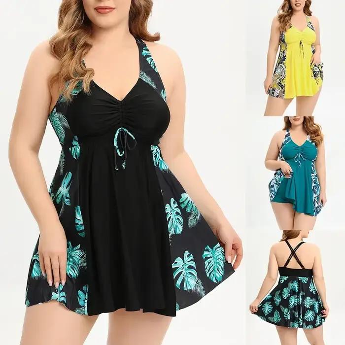 2024 imprimé Patchwork Tankini maillots de bain grande taille