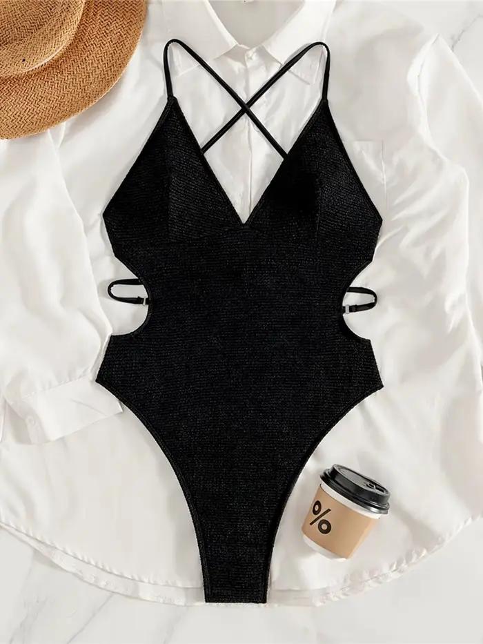 Maillot de bain monokini dos nu