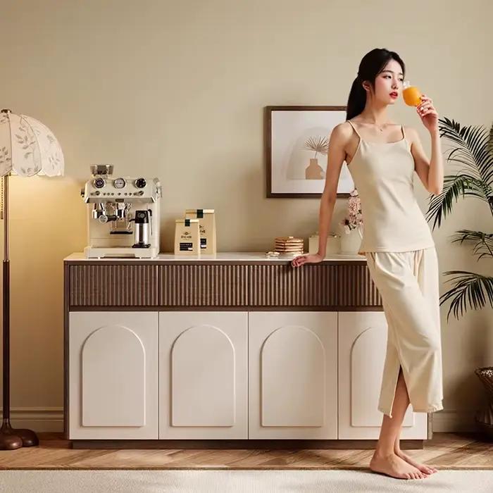 Armoires de salon modernes et tendance, esthétique française, élégantes et simples, Meuble de rangement nordique pour la maison