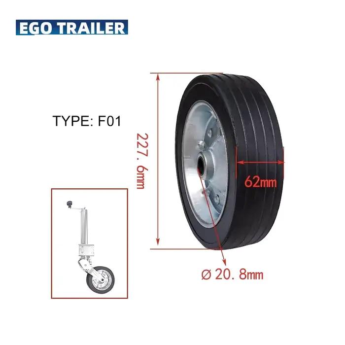 Roue de Rechange pour Remorque Jack Jockey, Composants de Camping-car, Pièces de Caravane, Accessoires