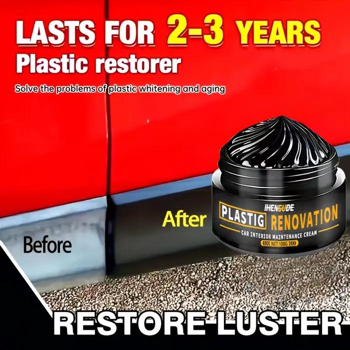 1 pièce 100g ensemble de réparation des rayures intérieures de voiture-panneau de instruments à usage pratique et pâte de surface en plastique, essentiels d'entretien du véhicule, cadeau parfait pour 