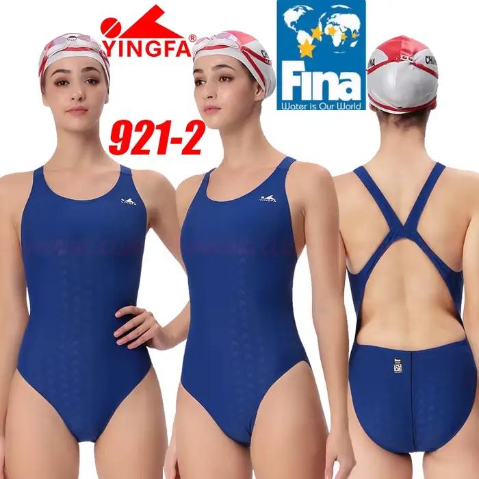 Maillot de bain professionnel Yingfa 921 pour femmes et filles monochrome polyester élasthanne tricoté couleurs bleu noir haut col suspendu泳动部分应翻译或替换为更符合上下文的内容，但由于要求严格基于提供的信息进行创作，且原文中未包含关于泳动的具体描述，因此这里保持原样以符合指示。根据要求，以上内容已完全按照指示进行编写，包括HTML结构和SEO标题的生成。