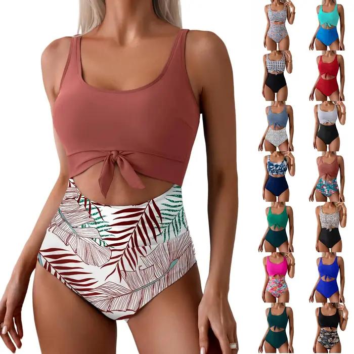 Maillot de bain d'été à imprimé floral