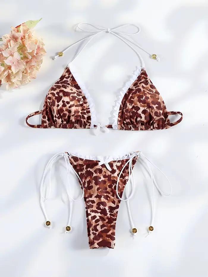 Bikini Push-Up en Dentelle 2026 – Maillot de Bain Sexy pour Femme