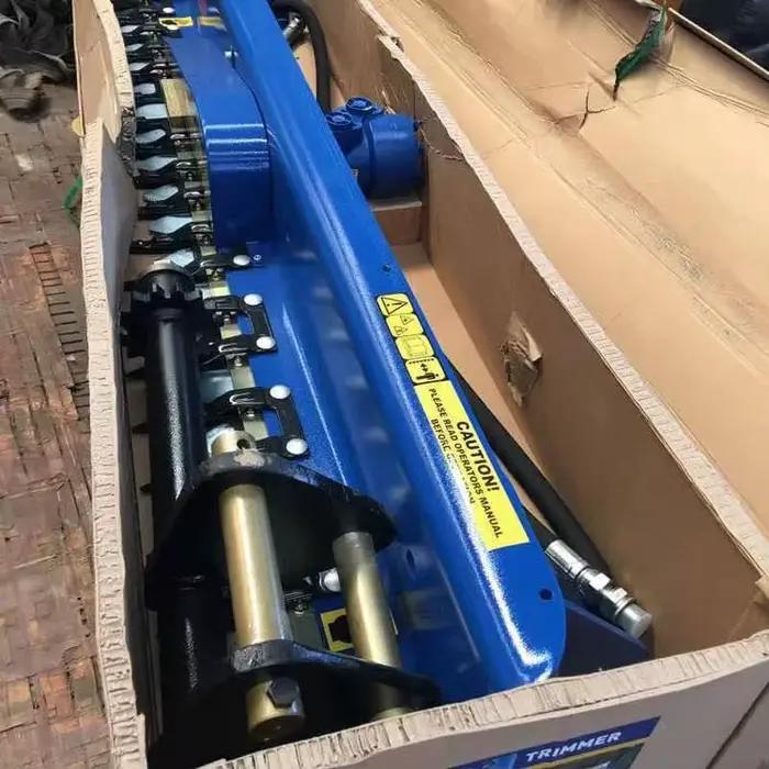 Taille-haie agricole hydraulique longue distance, broyeur de lame, pelle