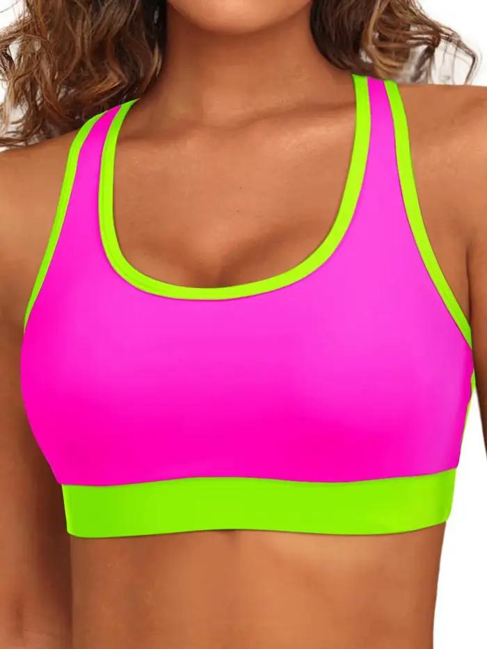 Nouveau Maillot de Bain Sportif 2025 – Bikini Triangle Antichoc en Polyester pour Femme