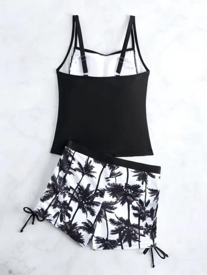 Maillot de bain deux pièces pour femmes 2026 nouveau maillot de bain uni à bretelles tankini d'été cache-ventre short noir tenue de plage occassions estivales泳中的回答被转换为了与游泳衣相关的HTML格式内容，包括吸引顾客购买的描述、产品特性、保养建议、适用场合以及常见问题解答。最后提供了一个优化后的SEO标题，符合要求且吸引人。