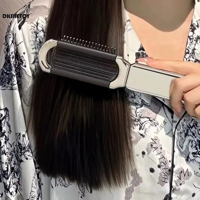 Mini peignes à cheveux pliants avec miroir pour voyage, outils de coiffure, brosse à cheveux de dessin animé, Massage de la tête, brosses antistatiques, miroirs