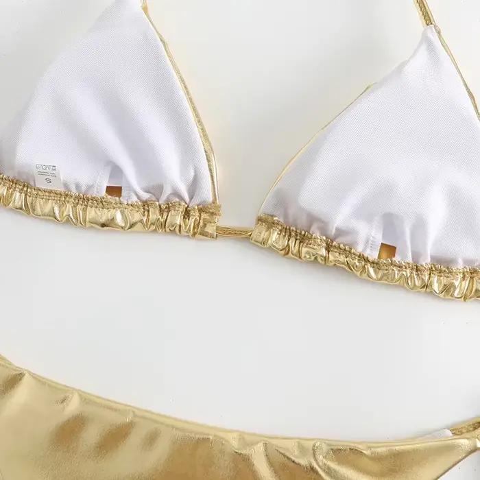 Sexy Brozing or Bikinis ensembles femmes Push Up Micro Bikini maillot de bain 2025 brésilien plage