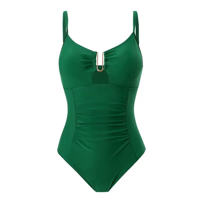 Maillot de bain une pièce sexy pour femme, design à bretelles, amincissant, maillot de bain transfrontalier confortable, sportif et tendance pour la plage