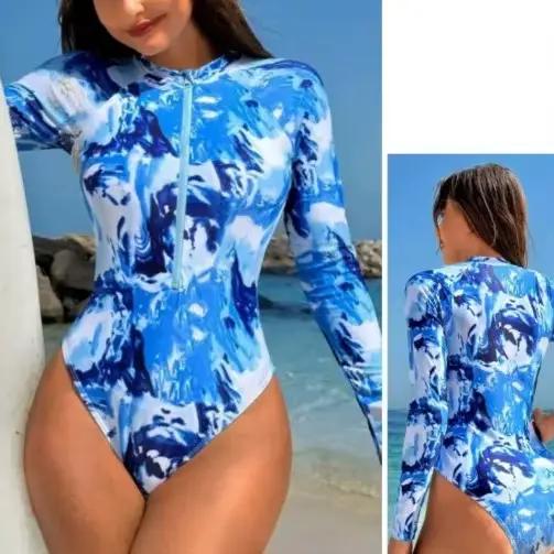 Maillot de bain une pièce imprimé pour femme