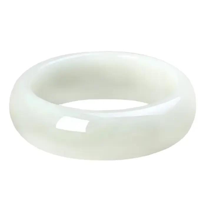 Bracelet en Jade Hetian pour femmes, en cachemire blanc, véritable, naturel, bleu et blanc, bijoux pour femmes
