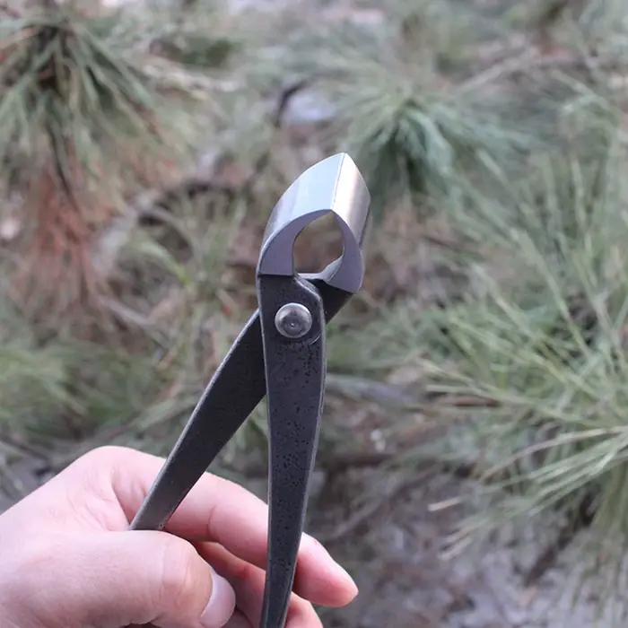 Coupe-bouton de bonsaï, coupe-bord Concave, pince coupante de racines, ciseaux de cisaillement à bille, modélisation de paysage, outils de bonsaï de jardin 210mm