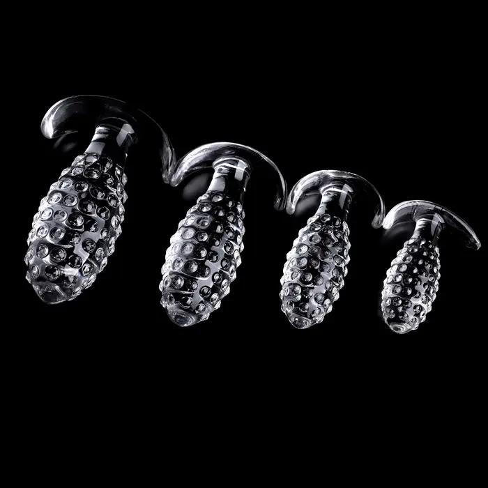 4 tailles ananas Silicone Anal godemichet Anal hommes masseur de Prostate stimulateur masturbateur jouets sexuels pour adultes pour femmes Gay jouets pour adultes