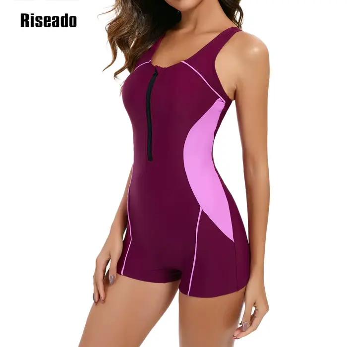 Riseado maillot de bain de sport une pièce