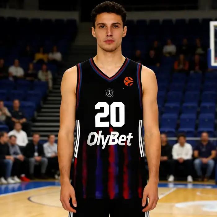 Nouveau Maillot de Basketball Homme Français 2026 – Tenue de Sport pour le Tournoi de Basketball Européen de Paris – Vêtements d'Entraînement de Basketball pour Enfants et Adultes