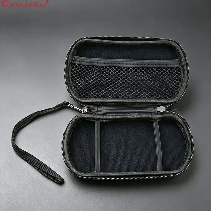 ChengHaoRan 1 sac de rangement rigide noir pour PSP GO, sac de protection anti-poussière avec 1 cordon de maintien, sans logo