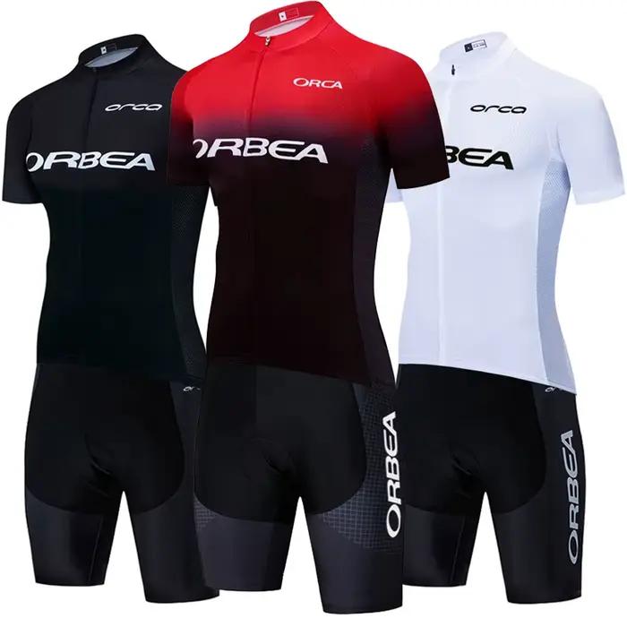 Nouveau ORBEA ORCA maillot de cyclisme vélo Shorts ensemble hommes femmes séchage rapide Ropa Ciclismo 4 poches été Pro vélo T-Shirt vêtements