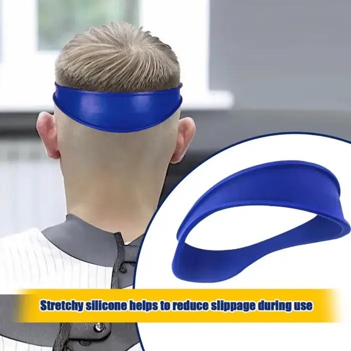 Bricolage maison coupe de cheveux maison coupes de cheveux bandeau incurvé Silicone décolleté modèle de rasage Guide de coupe de cheveux outils de coiffure