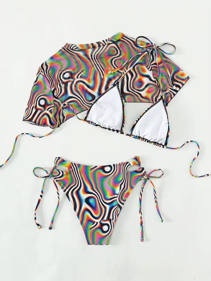 Nouvel ensemble bikini 3 pièces sexy pour femme 2026