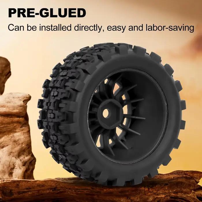 OGRC 1/18 RC roues et pneus 12mm pneu hexagonal 77mm * 39mm pour ARRMA 1/18 Typhon granit Grom pièces de mise à niveau