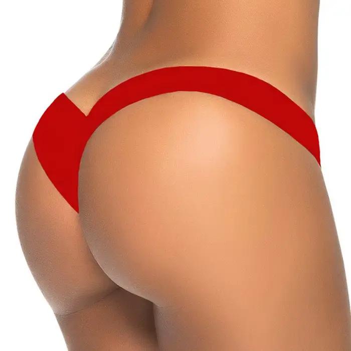 Femmes brésilien imprimé Bikini bas string bain plage maillot