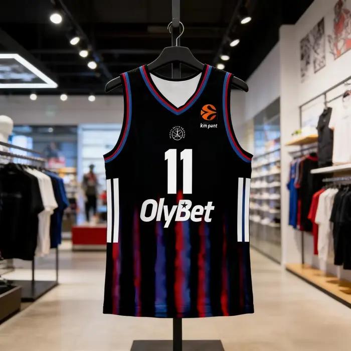 Nouveau Maillot de Basketball Homme Français 2026 – Tenue de Sport pour le Tournoi de Basketball Européen de Paris – Vêtements d'Entraînement de Basketball pour Enfants et Adultes