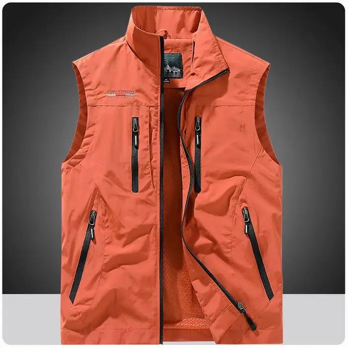 Gilet de pêche pour hommes, grande taille 7XL 8XL, pour la chasse en plein air, les voyages, la gym, le jogging, la course à pied, veste sans manches, vêtements pour hommes