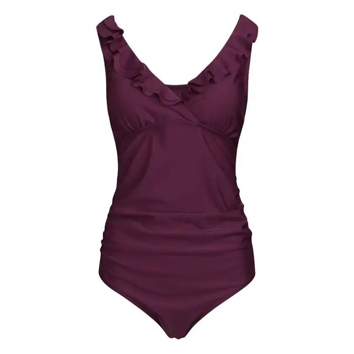 Femmes maternité maillots de bain enceinte une pièce maillot