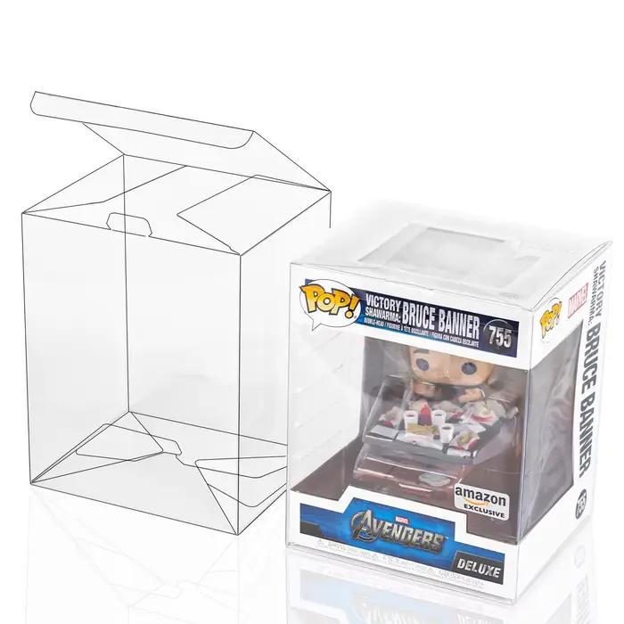 Protecteur pour figurines Funko Pop de 6 pouces, boîte de présentation en plastique PET transparente résistante aux rayures de 0,50 mm d'épaisseur