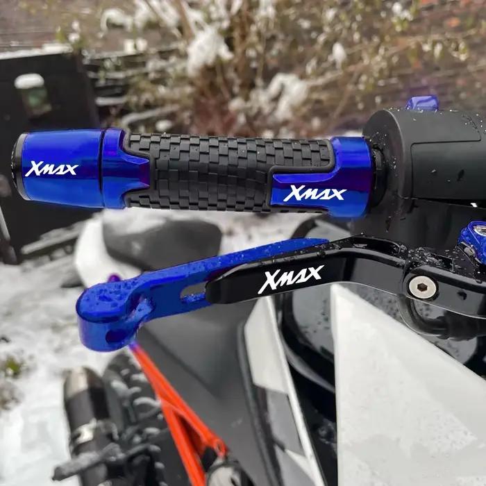 Levier d'embrayage de frein de moto, extrémités de poignée de guidon pour YAMAHA XMAX 125 200 250 400 X-MAX 125 2009 2019 2018 2017 2016 2015