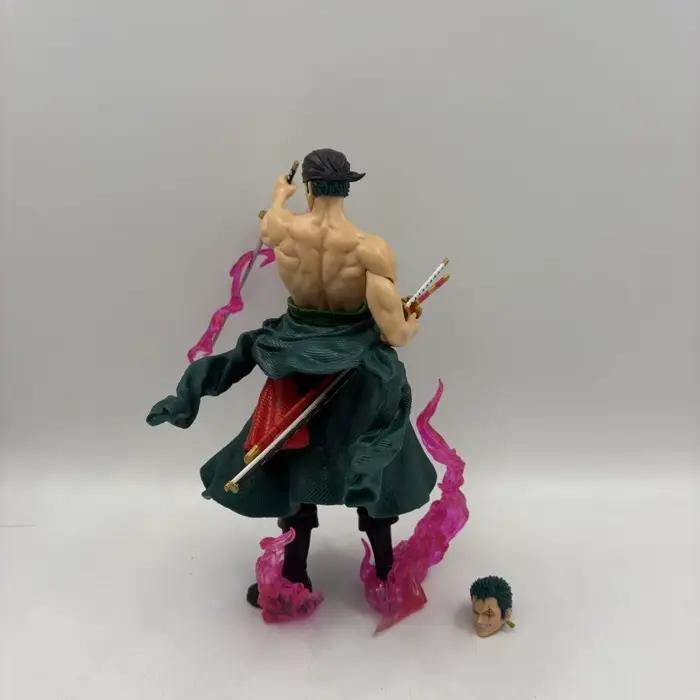 Figurine d'action Anime ONE PIECE Roronoa Zoro de 23 cm/9 pouces, modèle de collection en PVC, jouets pour cadeaux