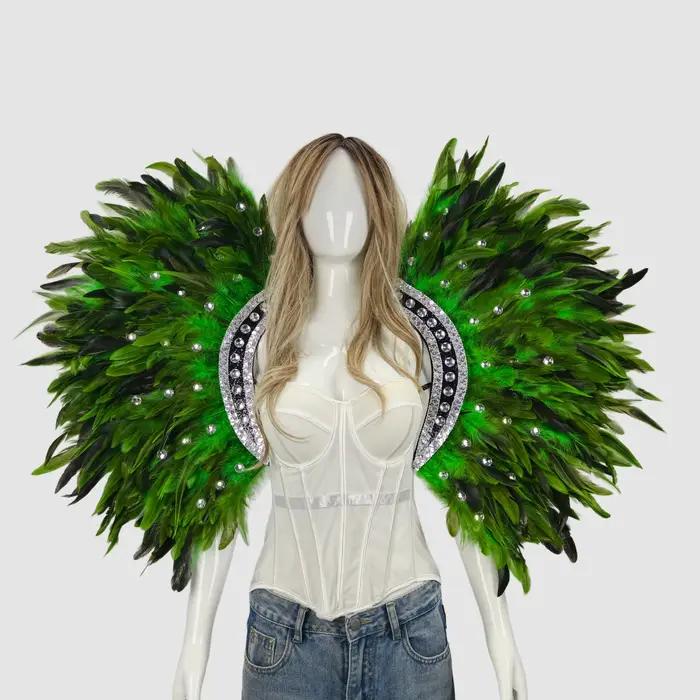 Châles et écharpes en plumes pour Halloween, unisexes, costumes et accessoires de fête en plumes pour le carnaval, adaptés à toutes sortes de fêtes