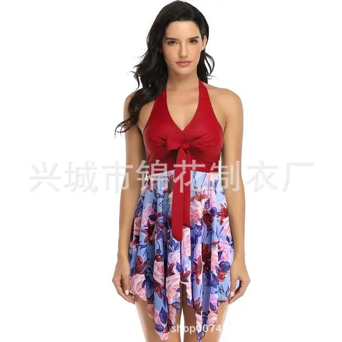 Maillot de bain d'été imprimé pour femme