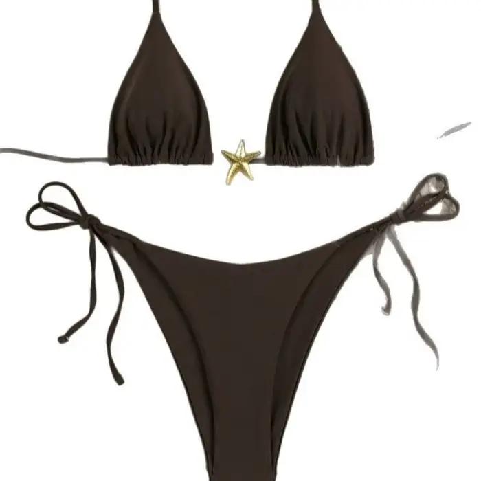Maillot de bain fendu pour femmes