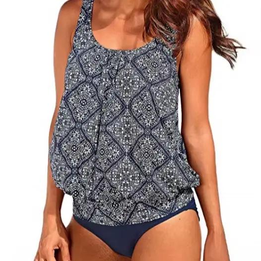 Nouveau Tankini 2026 femmes maillots de bain deux pièces Bikini ensemble maillot