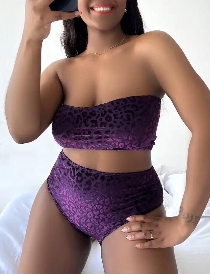 0XL-4XL nouveau Bikini léopard grande taille