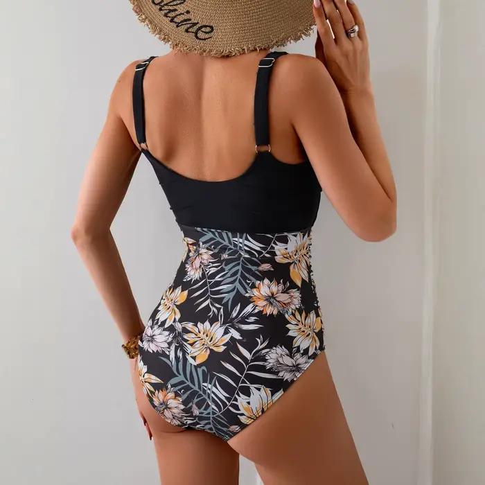 Maillot de bain d'été à imprimé floral