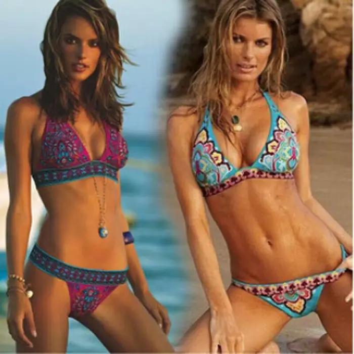 Style Vintage Bikini 2025 imprimé fleuri