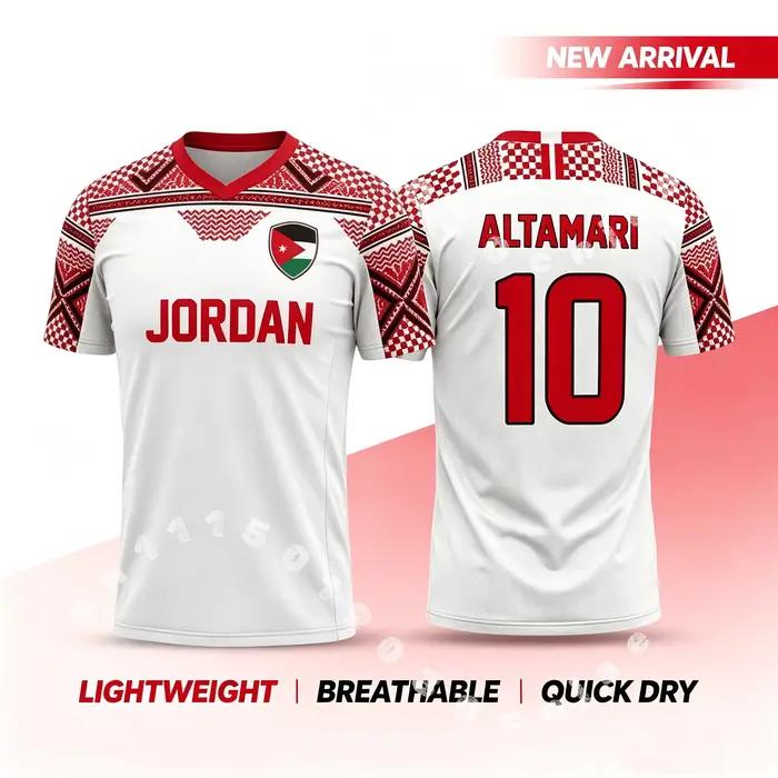 Style sportif ethnique moderne Jordan No. 10 Maillots de football respirants d'été pour hommes, femmes et enfants – Style décontracté et streetwear