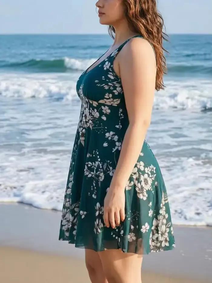 Maillot de bain une pièce grande taille 8XL pour femme