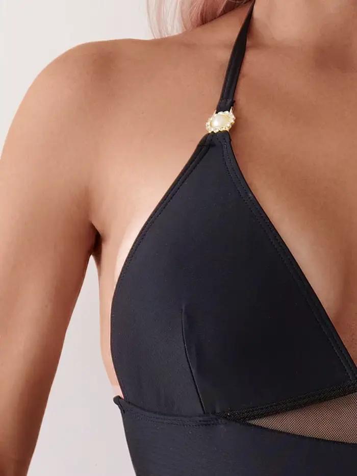 Maillot de bain une pièce noir