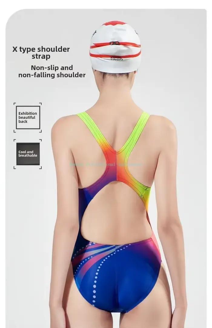 Nouveau Yingfa maillot de bain femmes professionnel course
