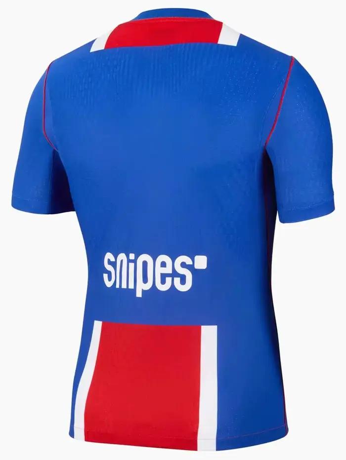 Maillot d'entraînement PSG domicile pour homme, t-shirt pour femme, haut pour garçon, t-shirt enfant, t-shirt parent-enfant, séchage rapide, manches courtes, t-shirt pour enfant