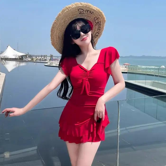 Maillot de bain une pièce grande taille pour femmes