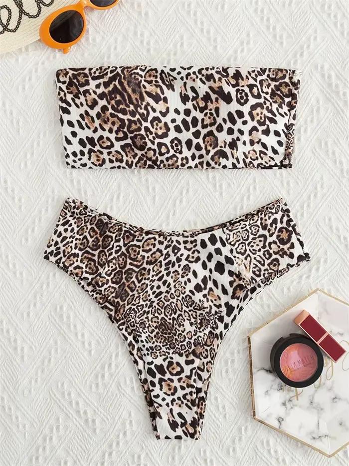 Bikini femmes maillot de bain 2026 nouveau Bikinis ensemble léopard