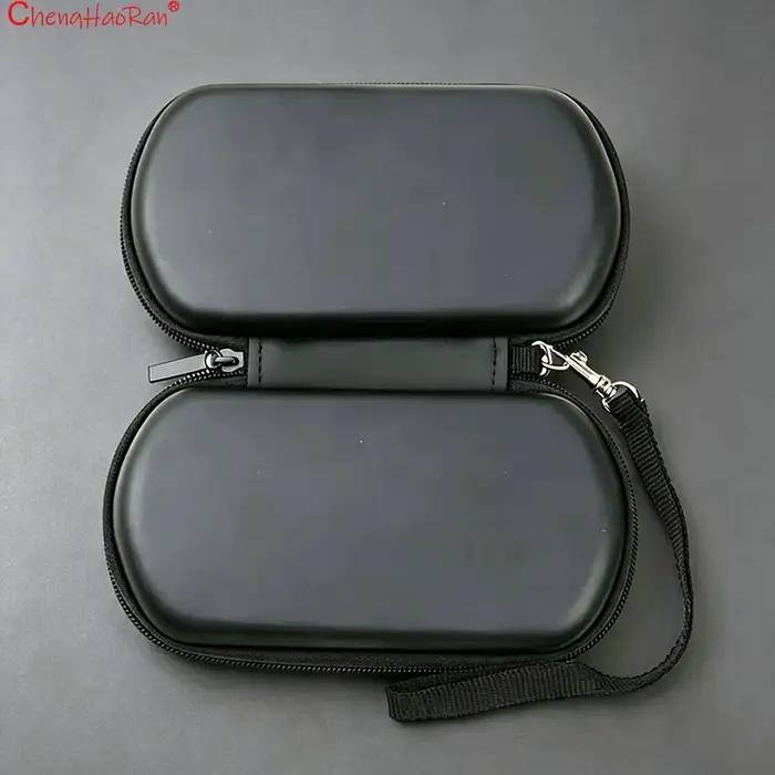 ChengHaoRan 1 sac de rangement rigide noir pour PSP GO, sac de protection anti-poussière avec 1 cordon de maintien, sans logo