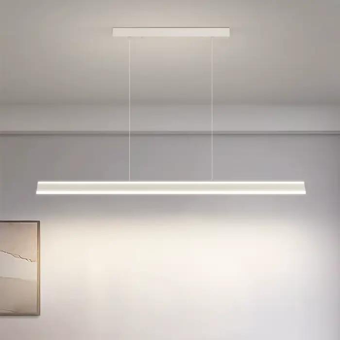 Lampes suspendues modernes simples salle à manger lumières pour salon salle à manger cuisine bureau Long Lustre Lustre décoration de la maison éclairage